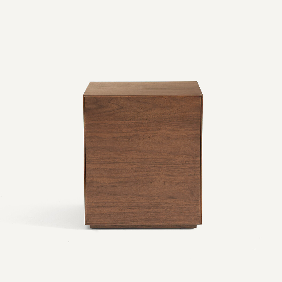 Caisson bureau 1 porte en MDF plaqué noyer, MIKUBE noyer, AM.PM