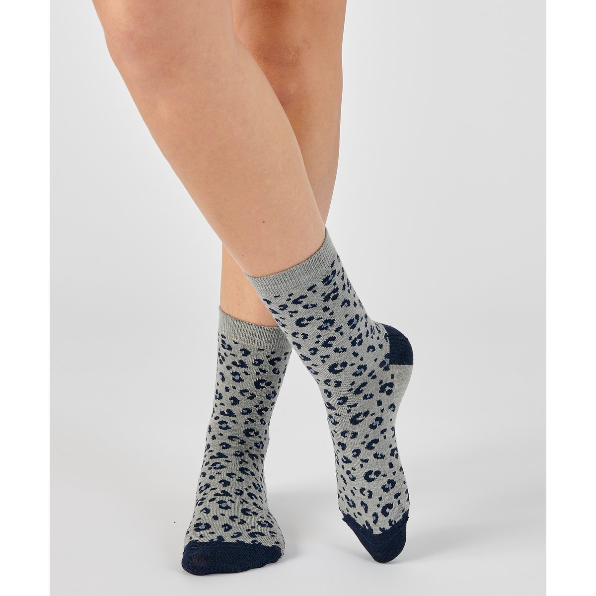 Mi-chaussettes Thermolactyl - lot de 3 lot bleu, DAMART
