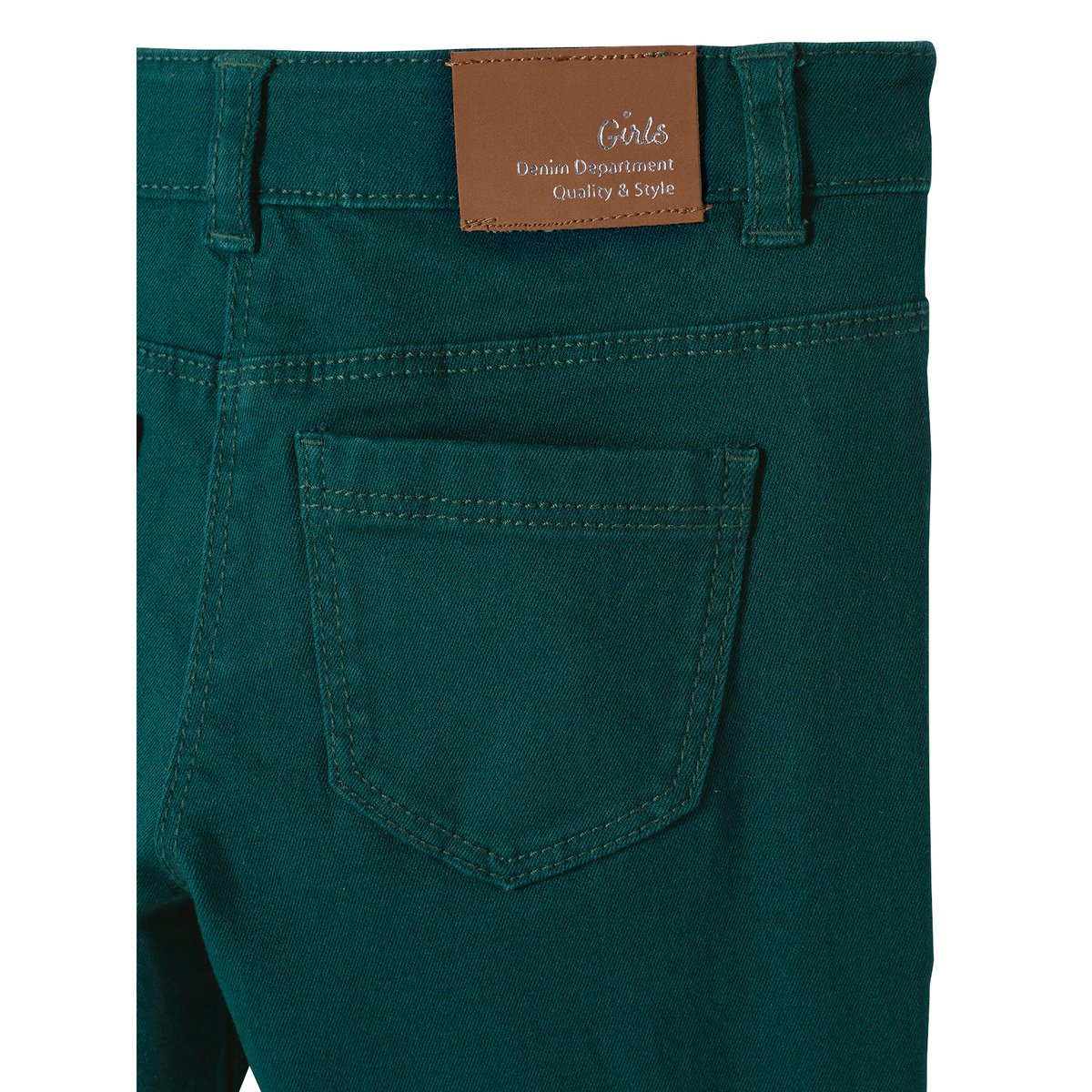 Pantalon slim Morphologik tour de hanches LARGE vert, VERTBAUDET