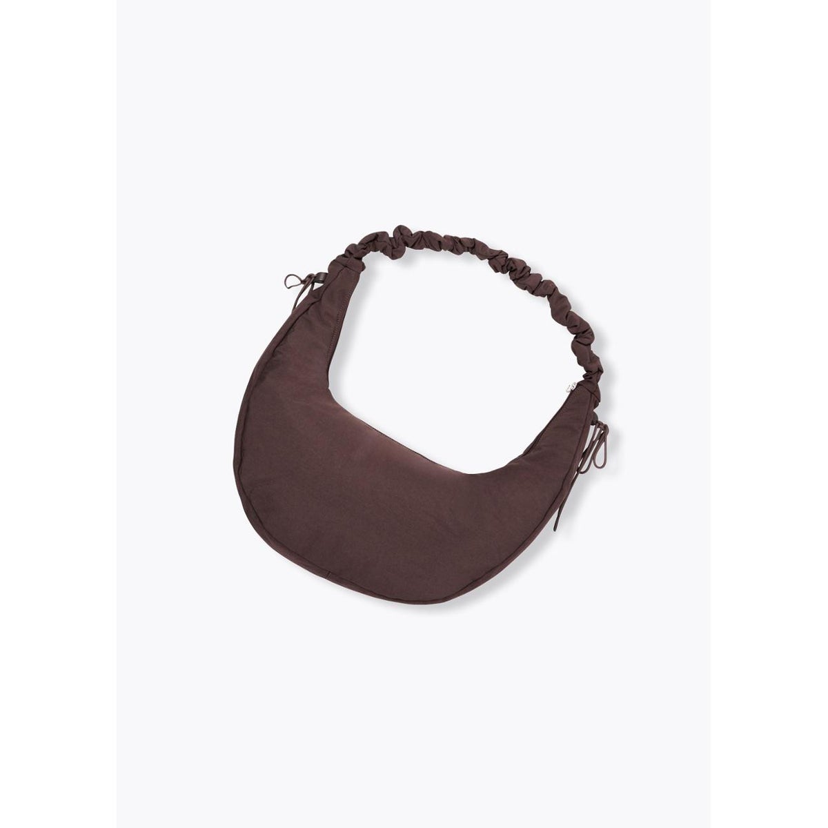 Sac demi-lune en toile marron, PROMOD