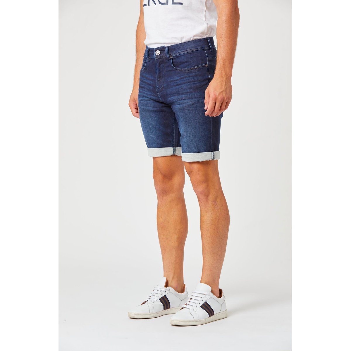 Short coton regular NANOT bleu, LEE COOPER