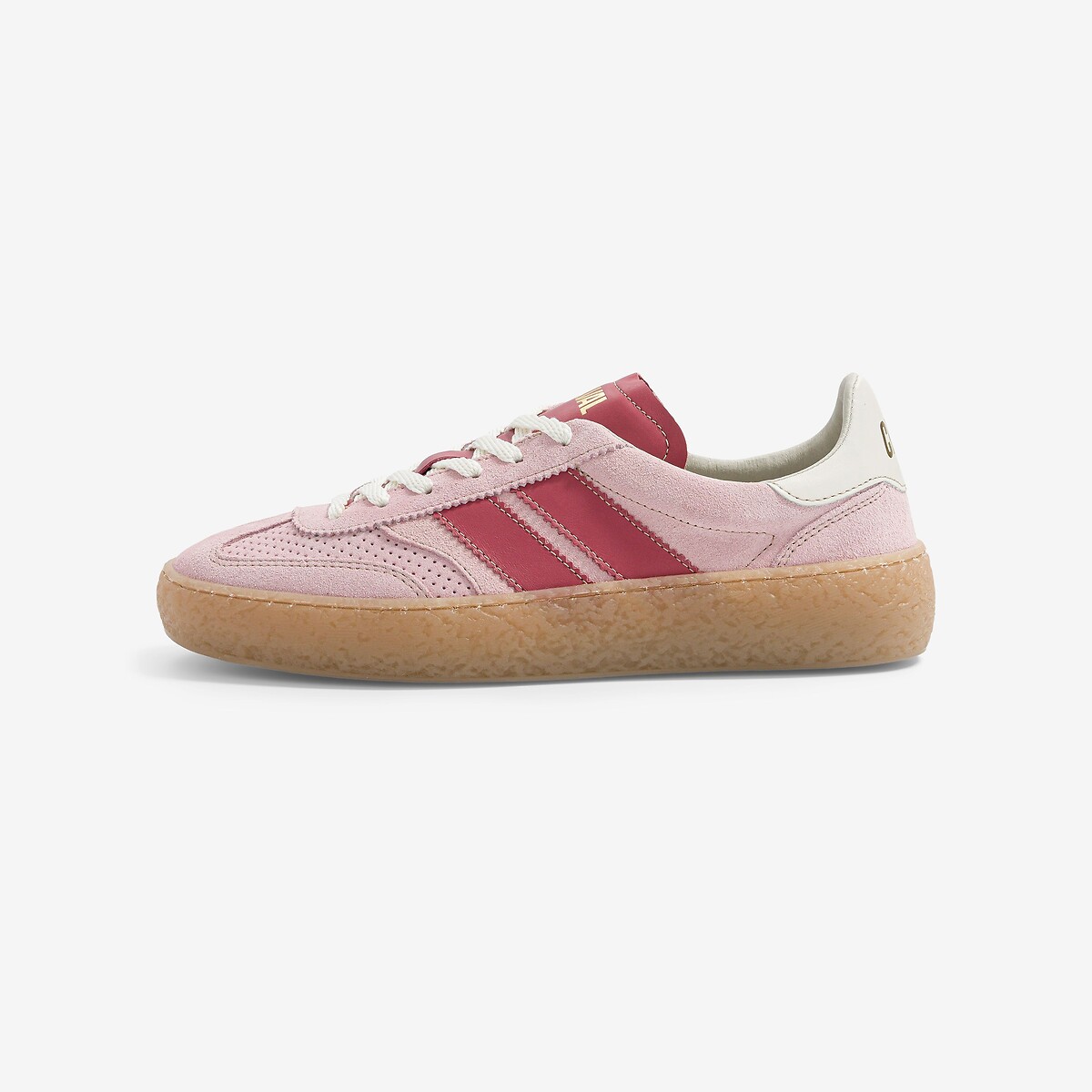 Baskets en cuir rose, CAVAL