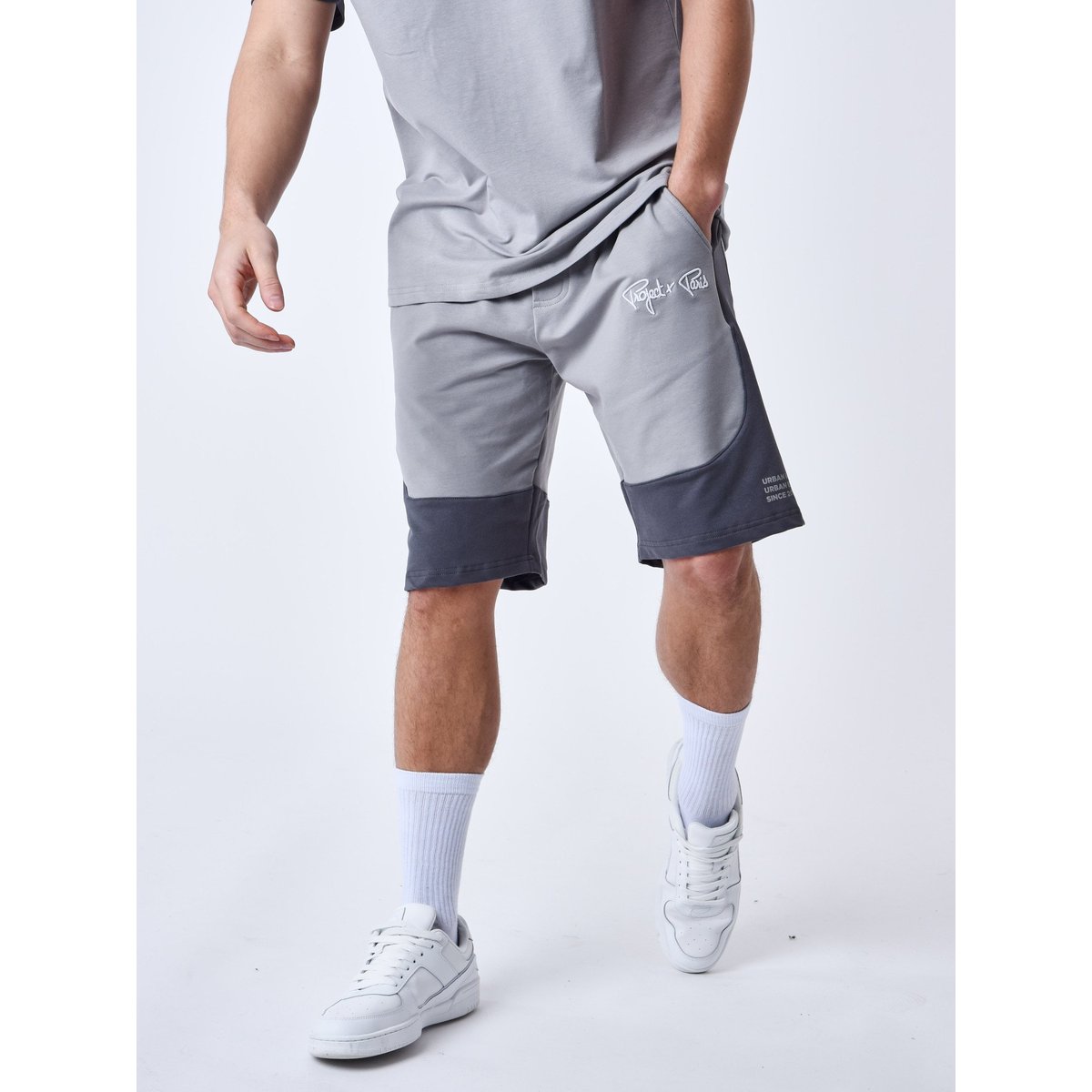 Short Two-tone gris anthracite, PROJECT X