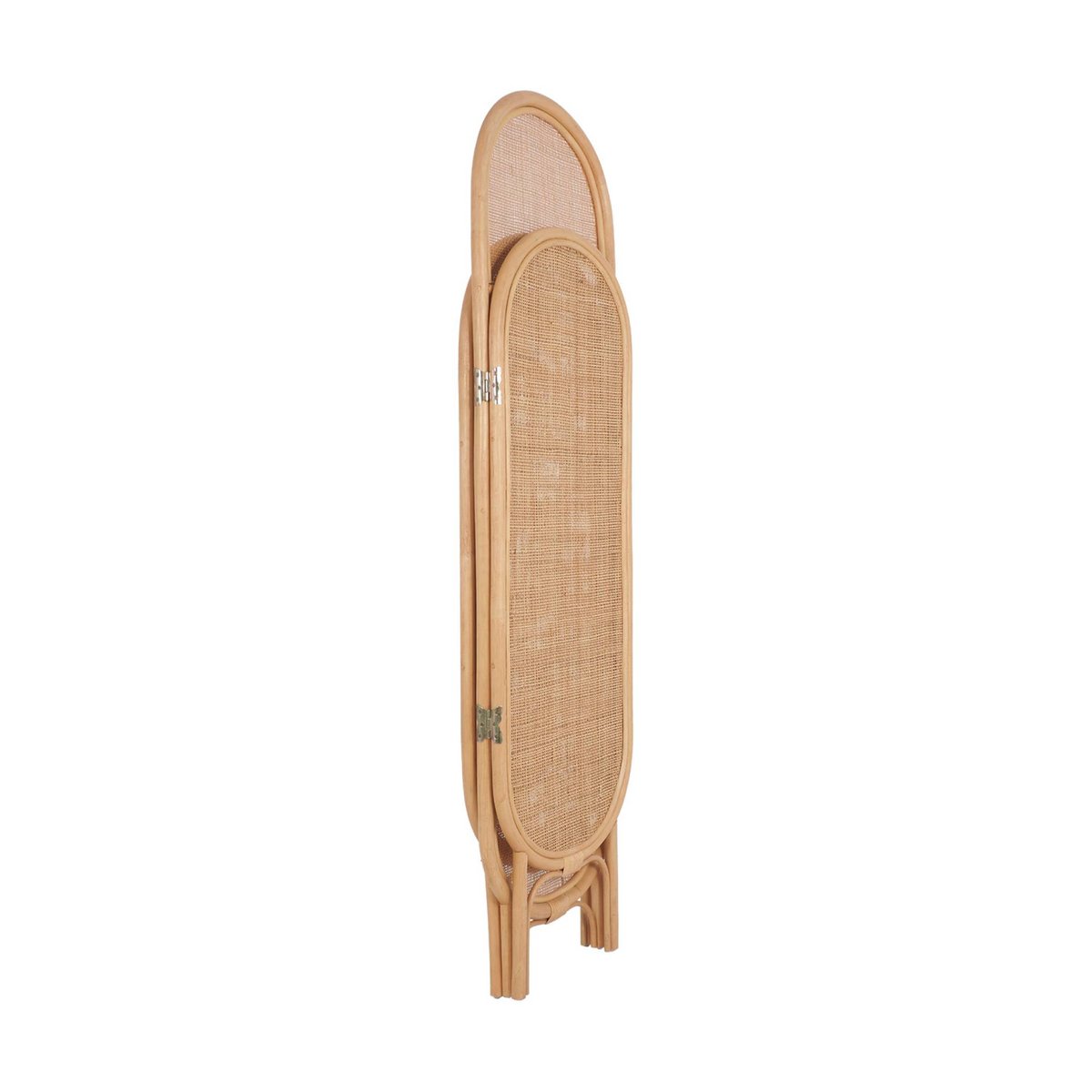 Paravent intérieur pliant rotin et cannage 126,5cm KAOLIN naturel, SWEEEK