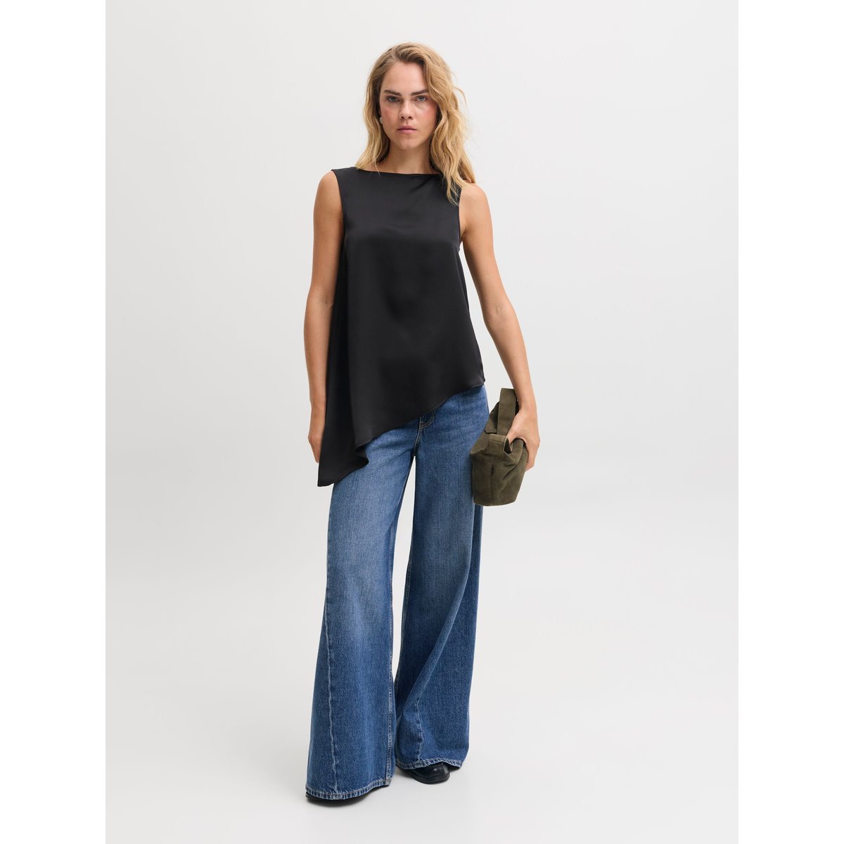 Top Asymétrique black 1, JJXX