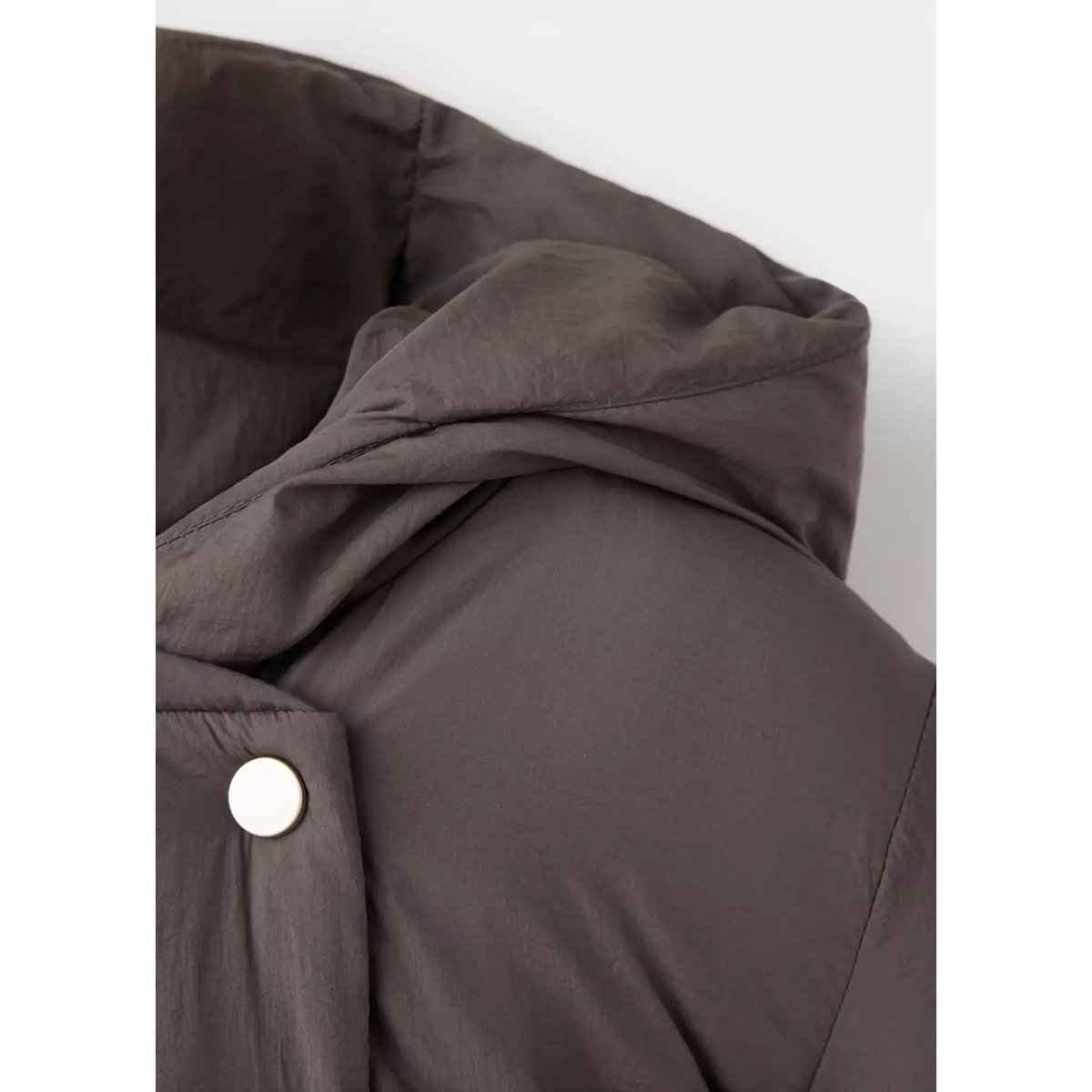 Anorak à capuche chocolat, MANGO BABY
