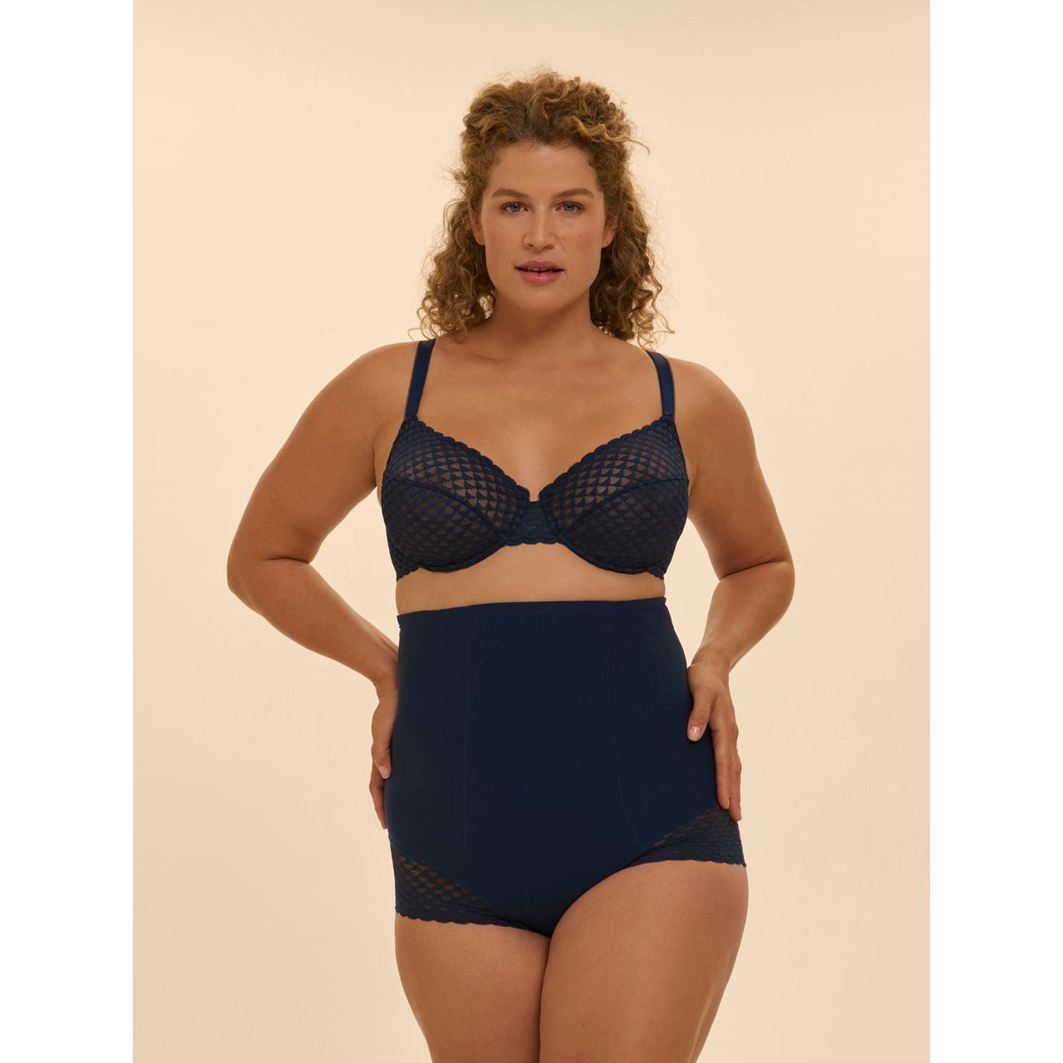 Culotte haute gainante, SUBTILE bleu, SIMONE PERELE