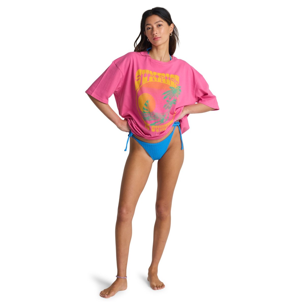T shirt manches courtes SUNRISE TO SUNSET 2 rose guava, BILLABONG