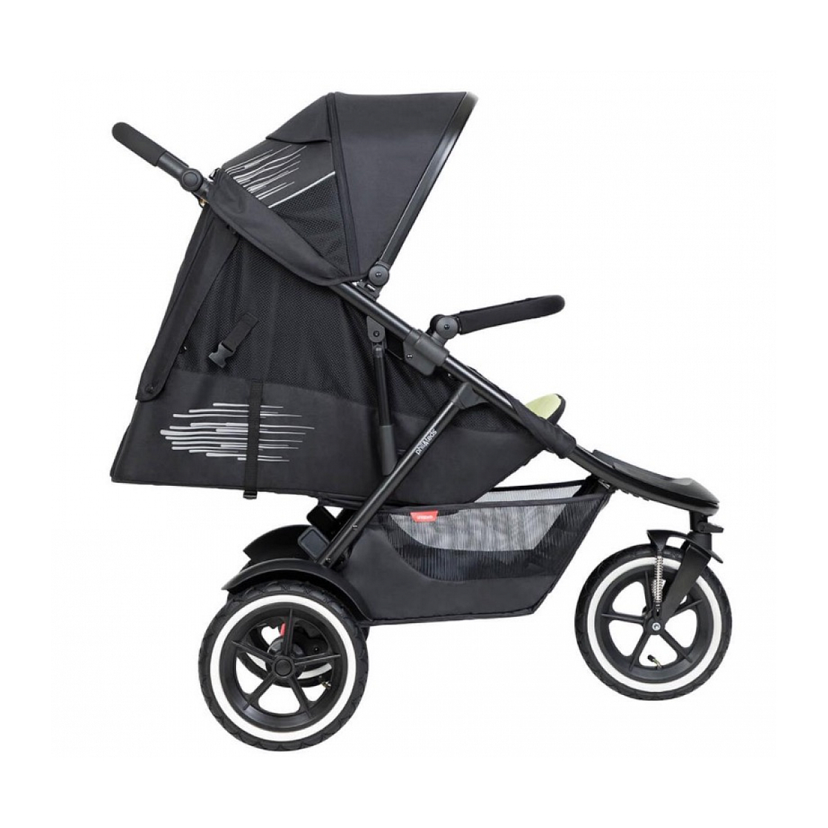 Phil and Teds Poussette Sport Noire couleur unique, PHIL ET TEDS