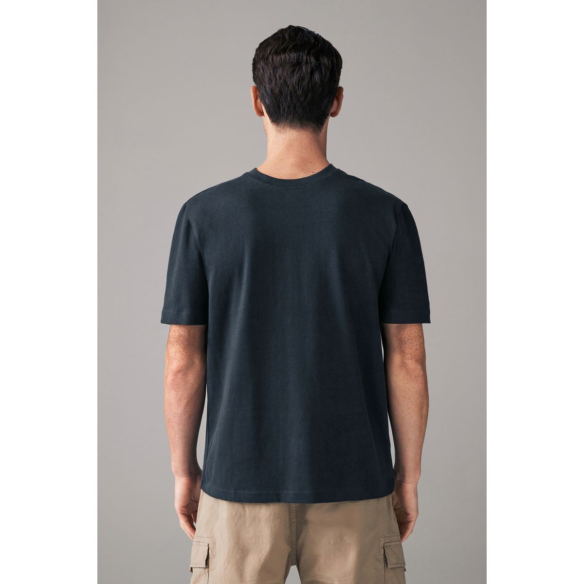T-shirt épais bleu marine, NEXT