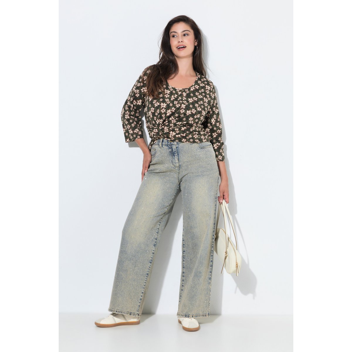 Jean Mary, jambe extra-large bleu clair, ULLA POPKEN
