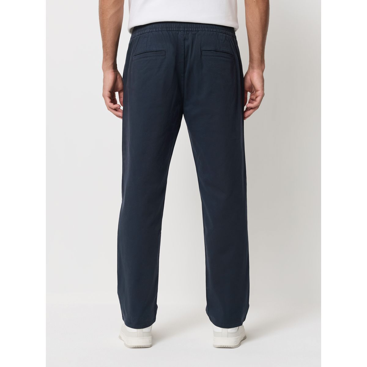 Pantalon chino stretch bleu, NEXT