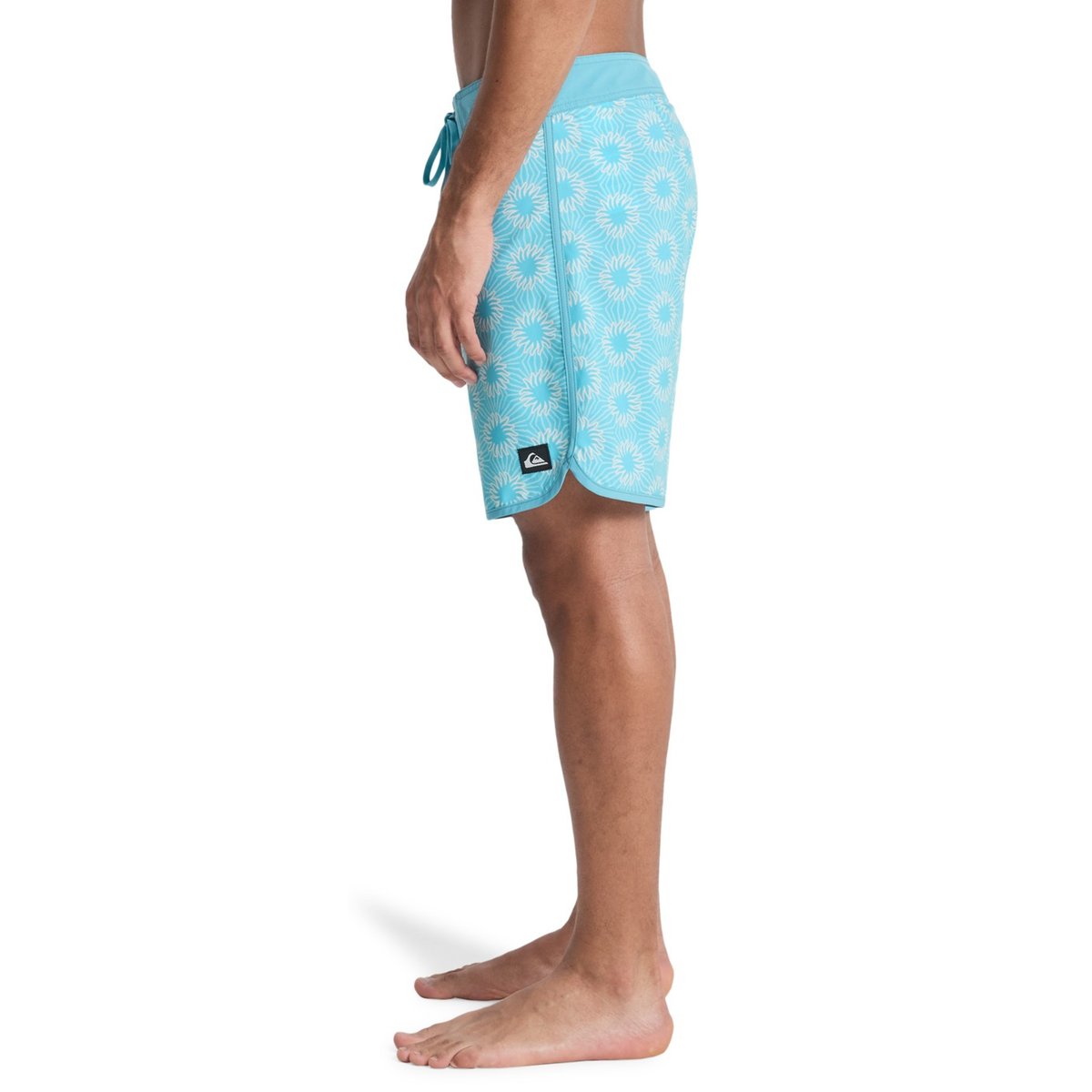 Boardshort SURFSILK SCALLOP 18" bleu aqua ocean mayhem, QUIKSILVER