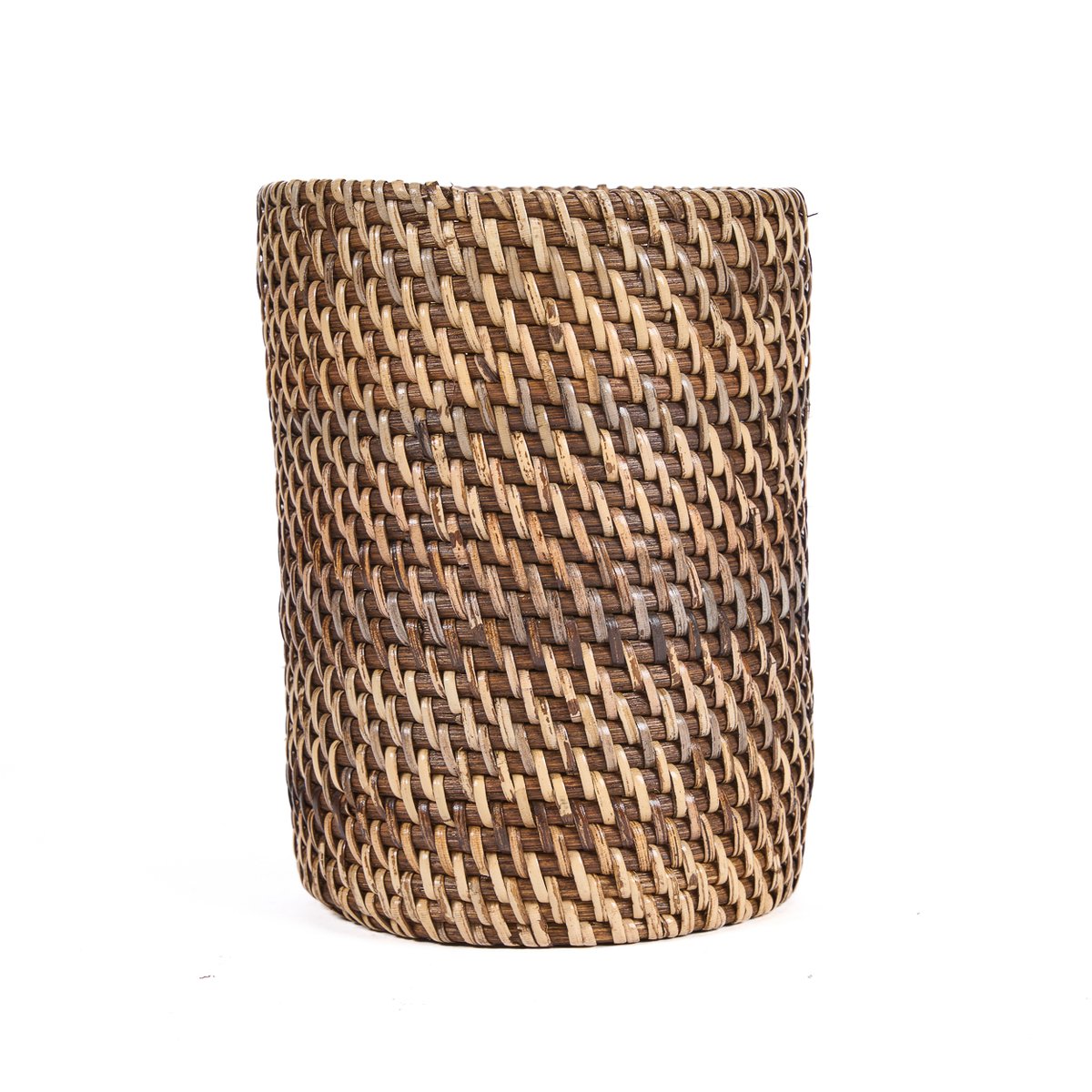 Porte-brosse à dents en rotin COLONIAL brun naturel, BAZAR BIZAR