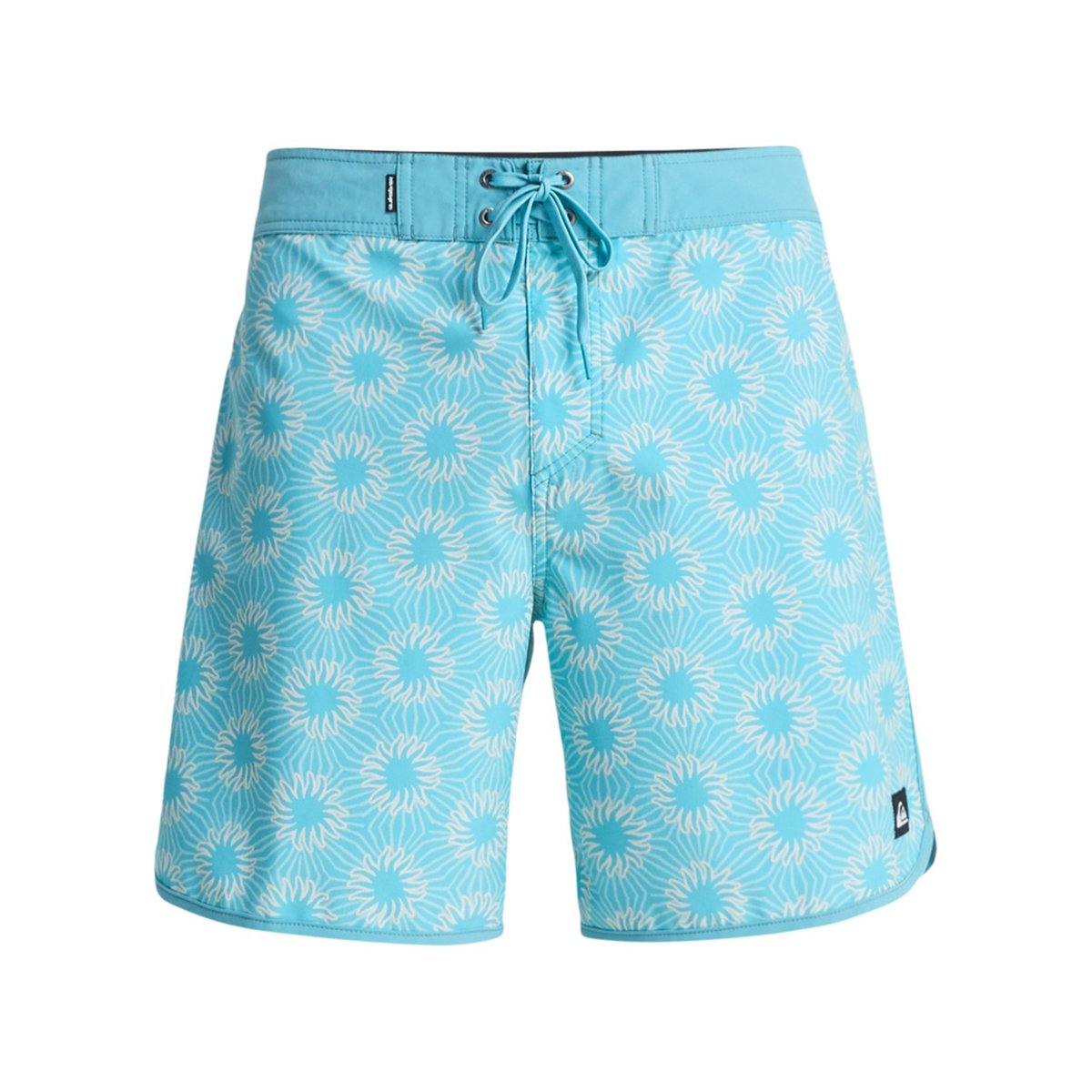 Boardshort SURFSILK SCALLOP 18" bleu aqua ocean mayhem, QUIKSILVER