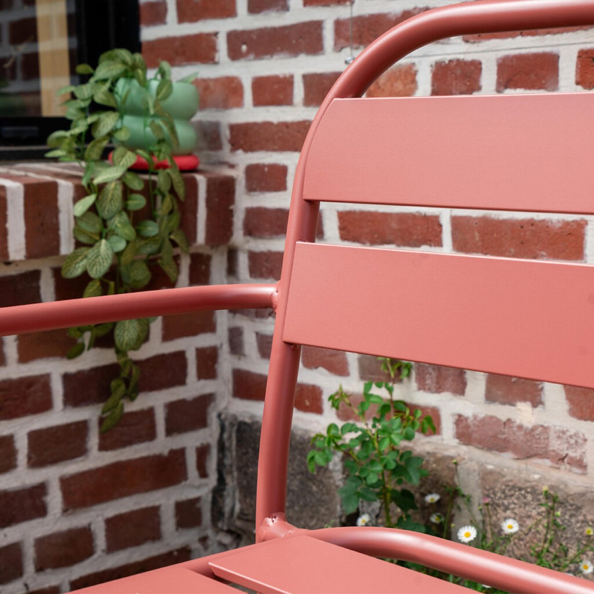 Salon de jardin bas 5p en aluminium Kaki clair LINDOS kaki clair, WILSA GARDEN