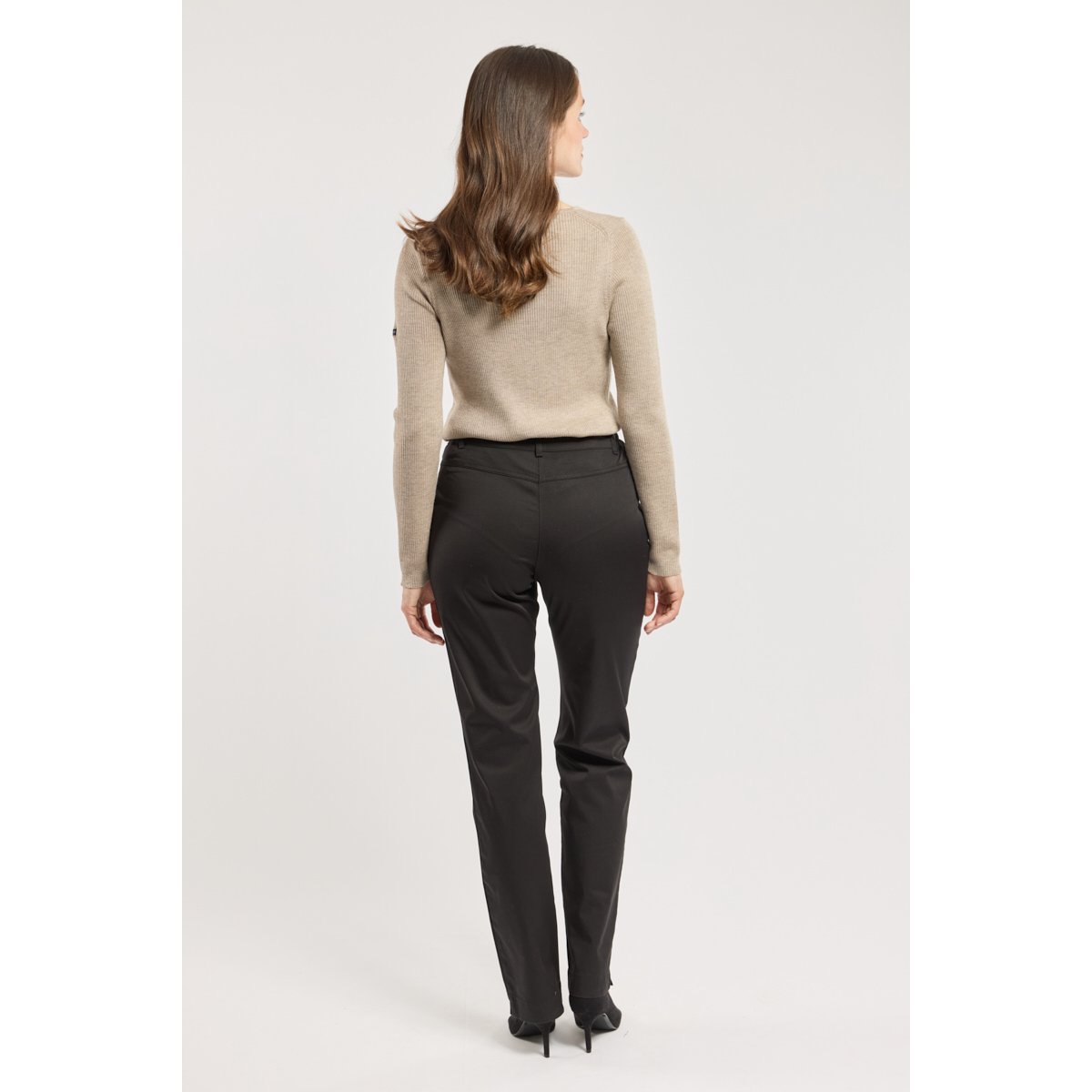 Pantalon confort taille élastiquée TRIMARAN noir, ARMOR-LUX