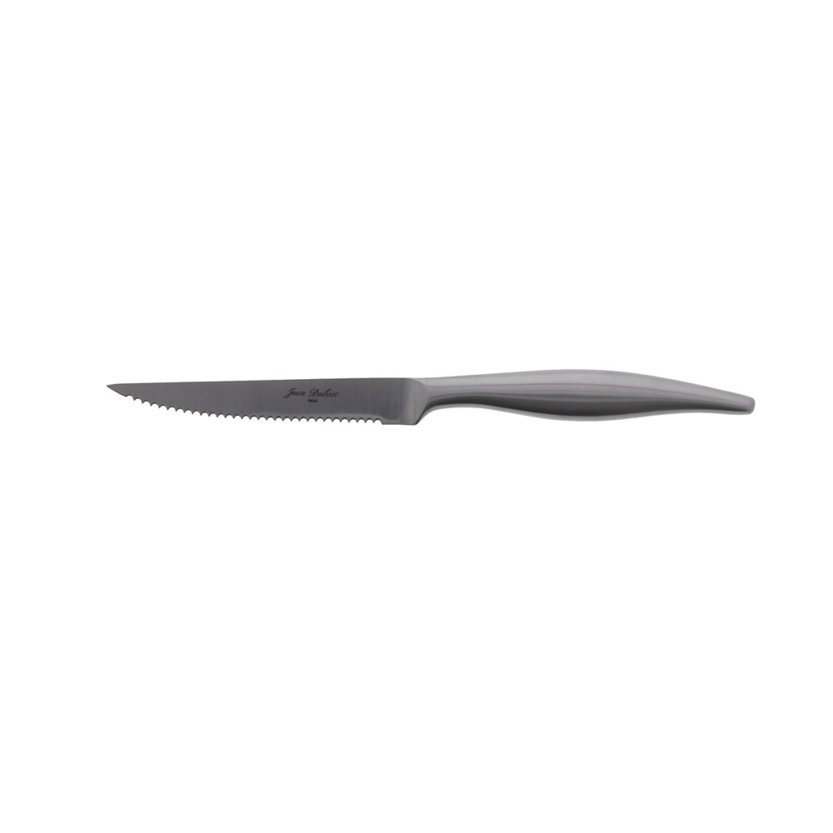 Couteau à steak Fusal tout inox Jean Dubost (lot de 6) argent / métallique, JEAN DUBOST