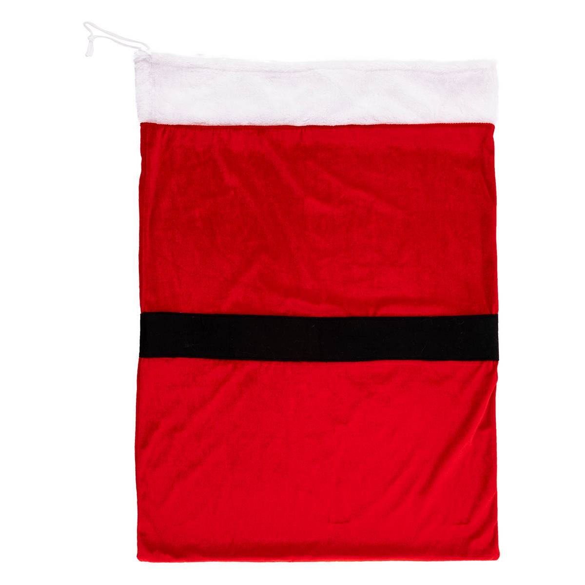 Hotte Veste Père Noël 50x70cm rouge, FEERIC LIGHTS & CHRISTMAS