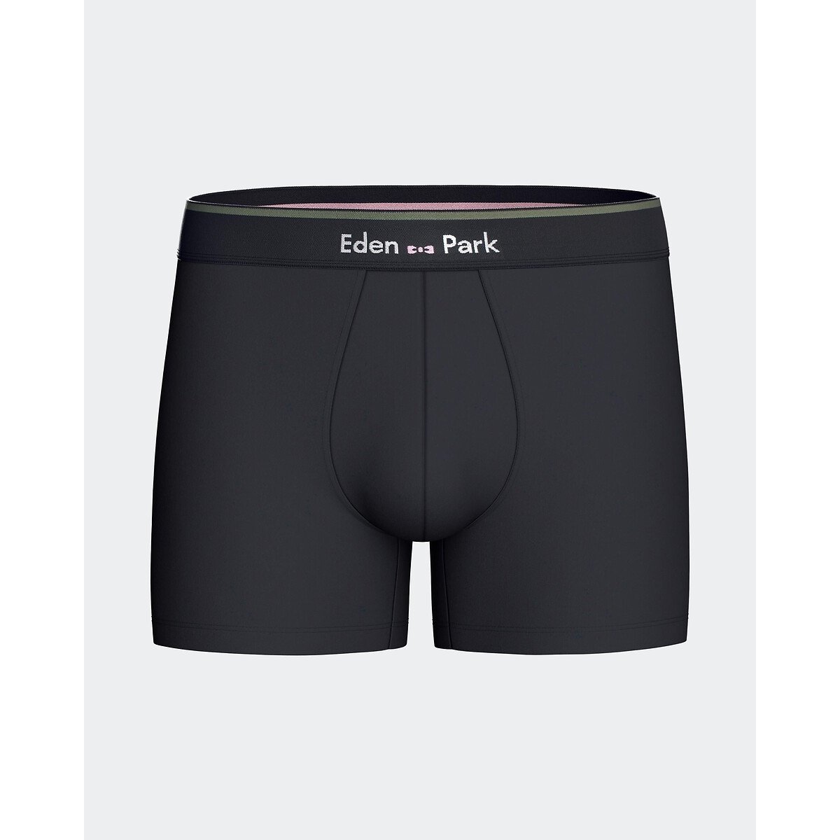 Lot de 2 boxers bleu marine + kaki, EDEN PARK