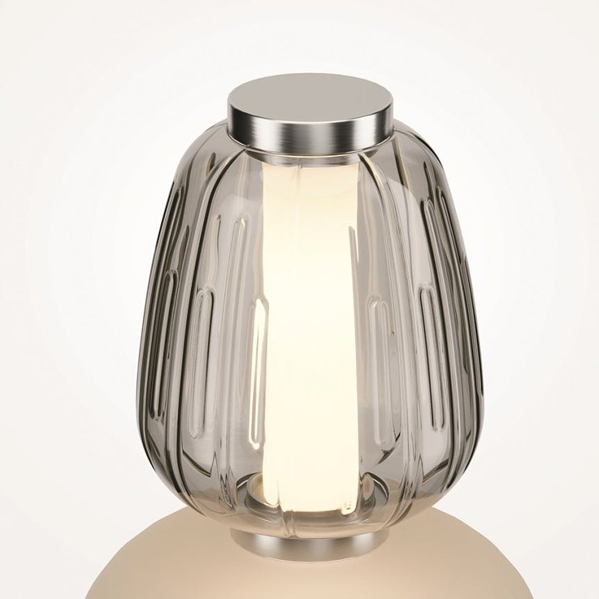 Lampe à poser bijoux chic SYCOMORE argenté, PIER IMPORT