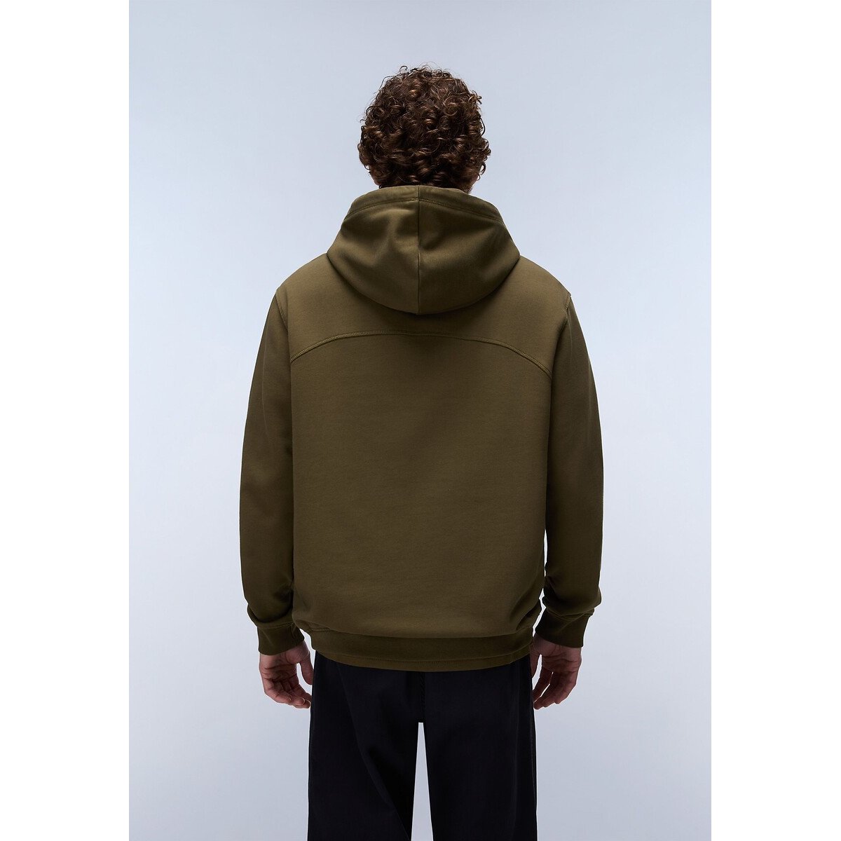 Hoodie, badge kaki , NAPAPIJRI