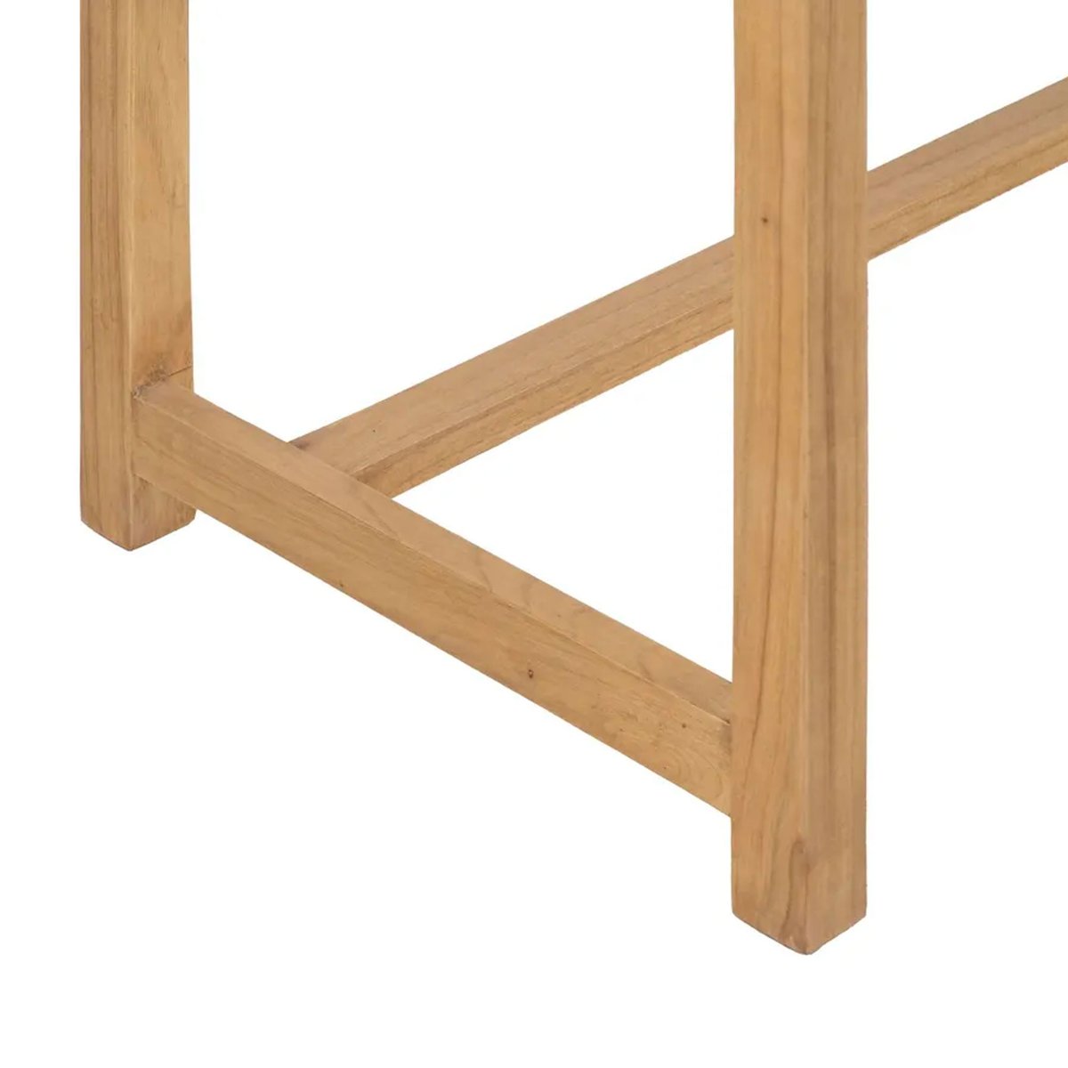 Bureau en bois massif de mindi 3 tiroirs 130x55x77cm bois, WADIGA