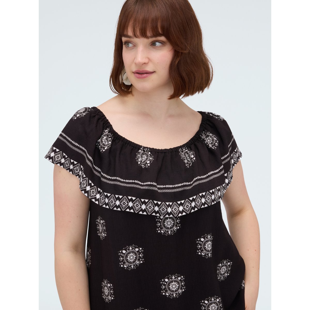 Robe Chill épaules dénudées noir, FIORELLA RUBINO
