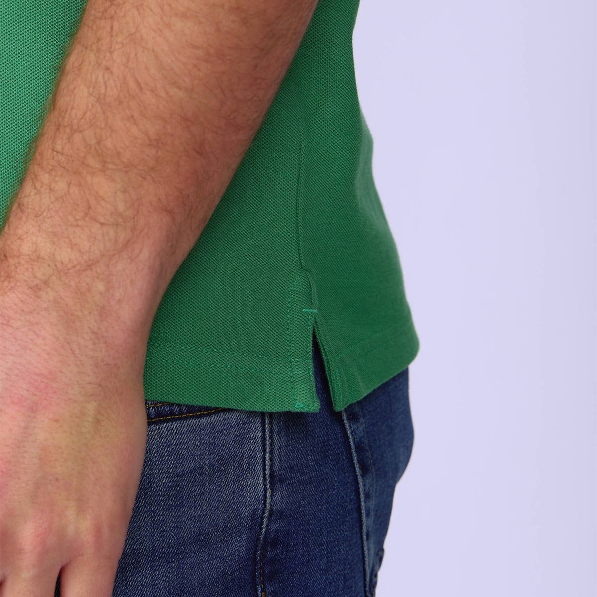 Polo Collin vert, MISE AU GREEN