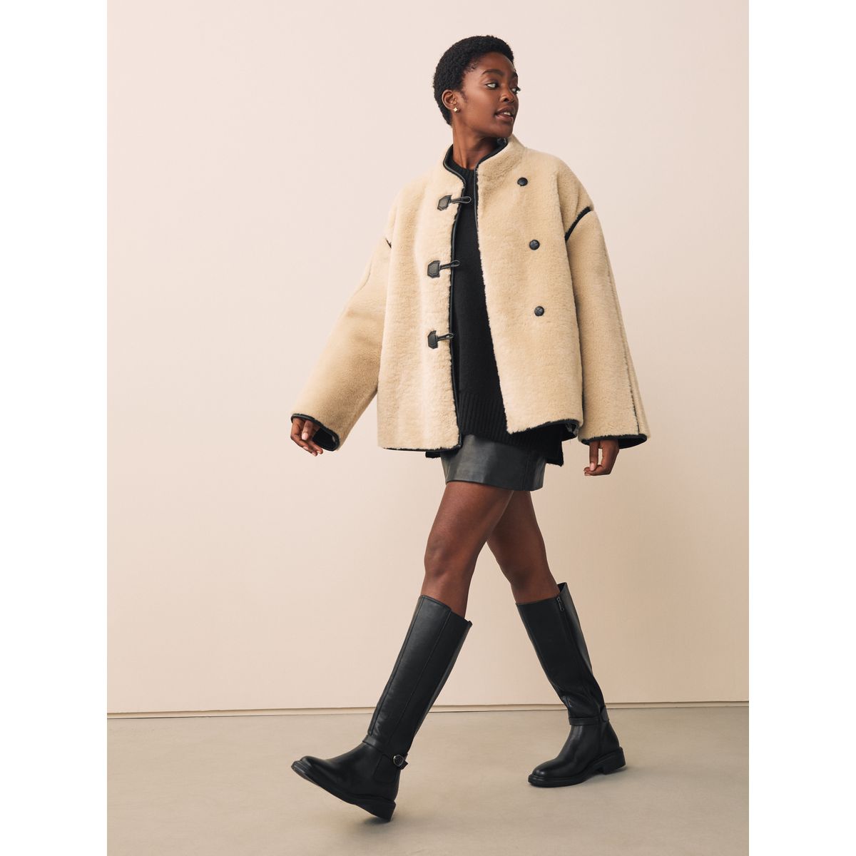 Bottes cavalières à boucle forever comfort® noir, NEXT