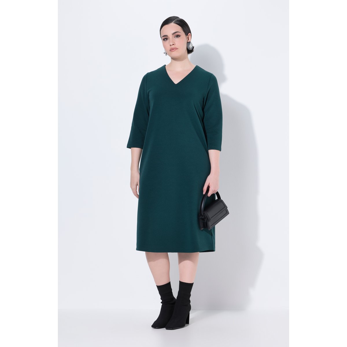 Robe en jersey avec poches vert sapin, ULLA POPKEN
