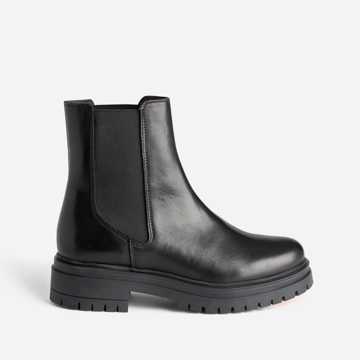 Boots en cuir DJEME noir, TEXTO