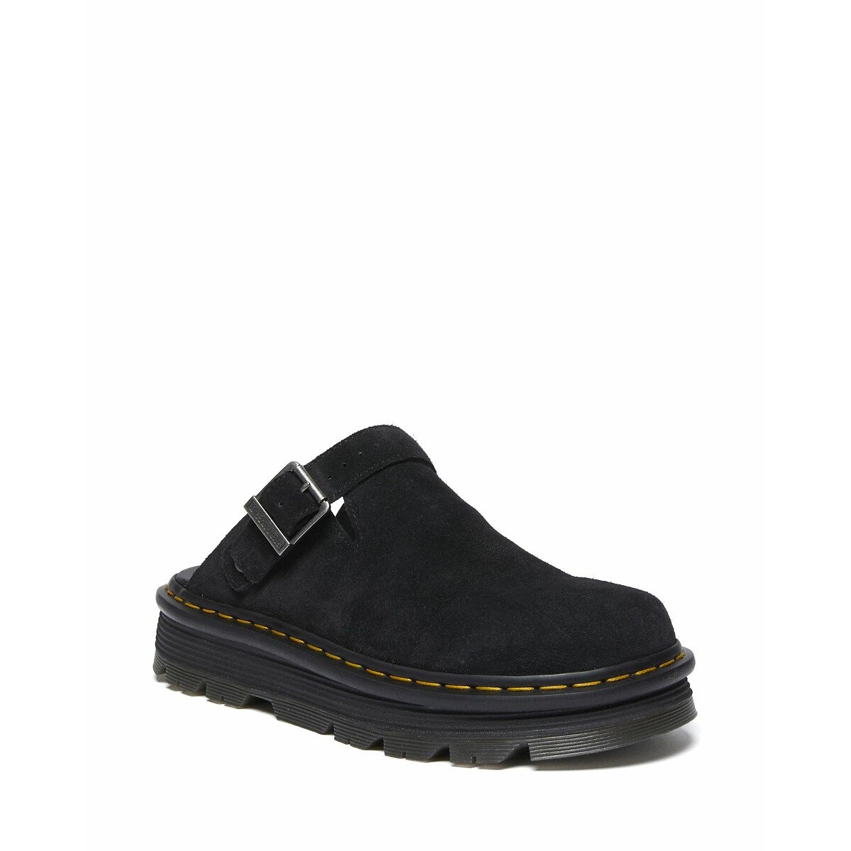 Zebzag Closed Mules in Suede black, DR. MARTENS