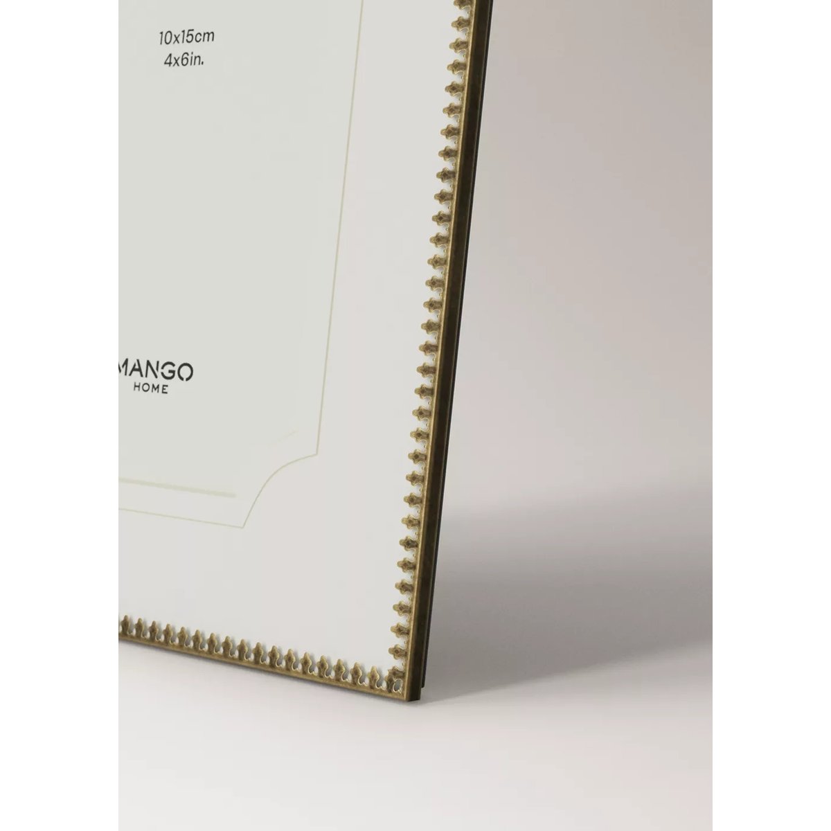 Cadre photo en verre, petit format or, MANGO HOME