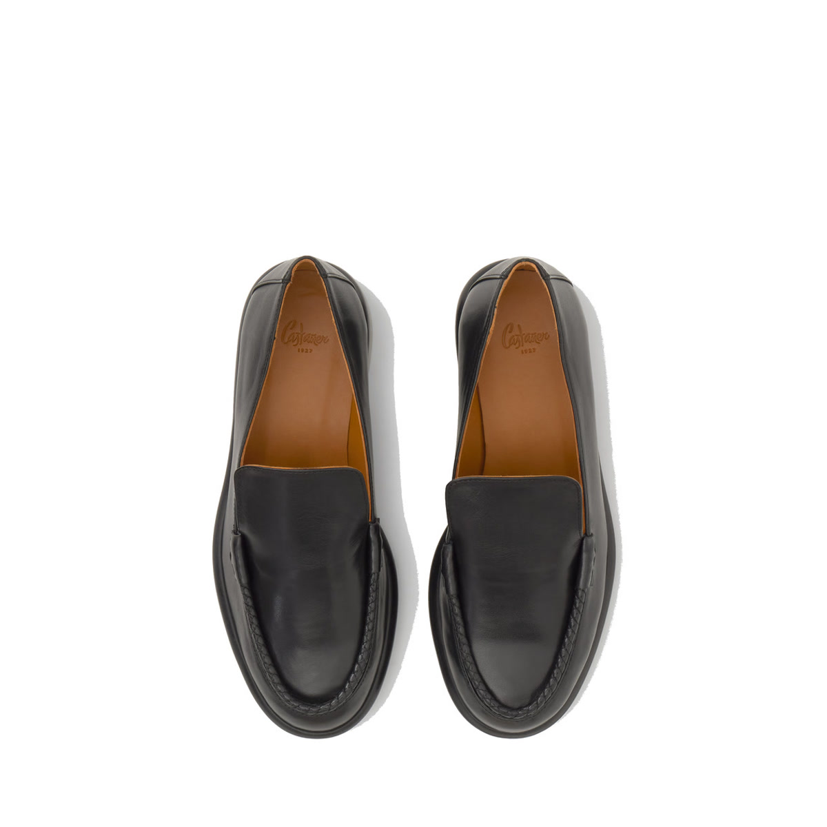 Mocassins en cuir ERIKA noir, CASTANER
