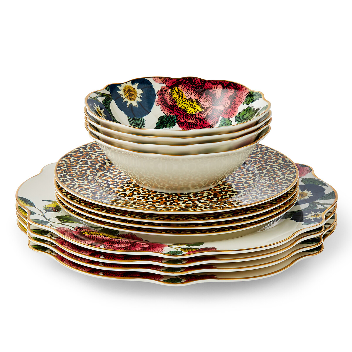 12-Piece Creatures of Curiosity Dinner Set multi-coloured, SPODE