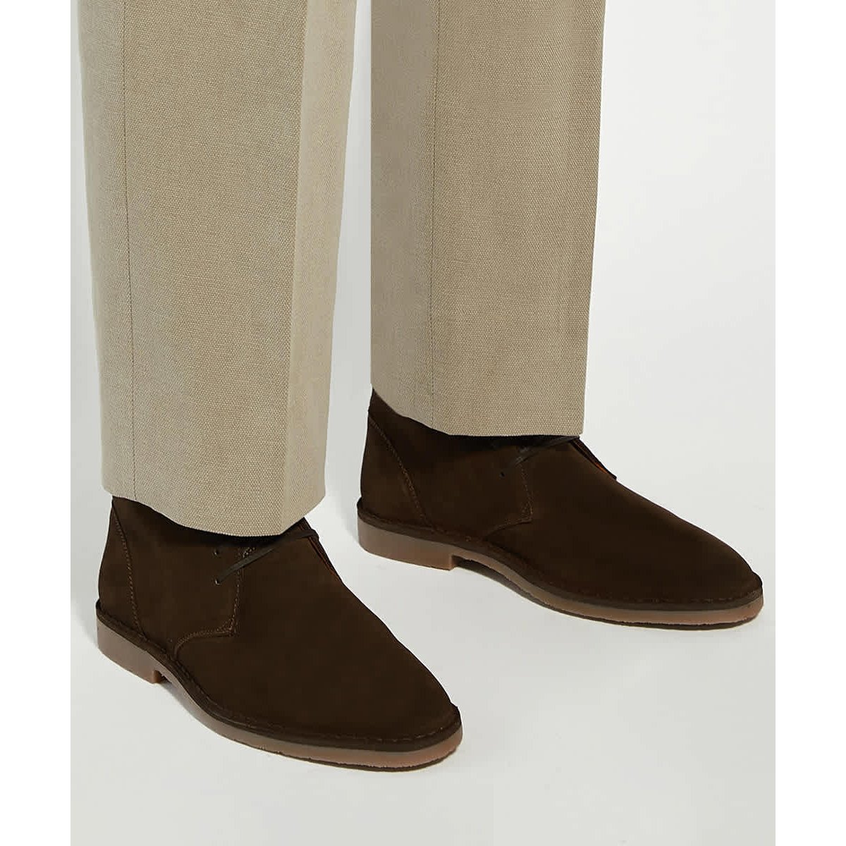 Bottines Chukka à lacets - CASHED Wide Fit brown, DUNE LONDON