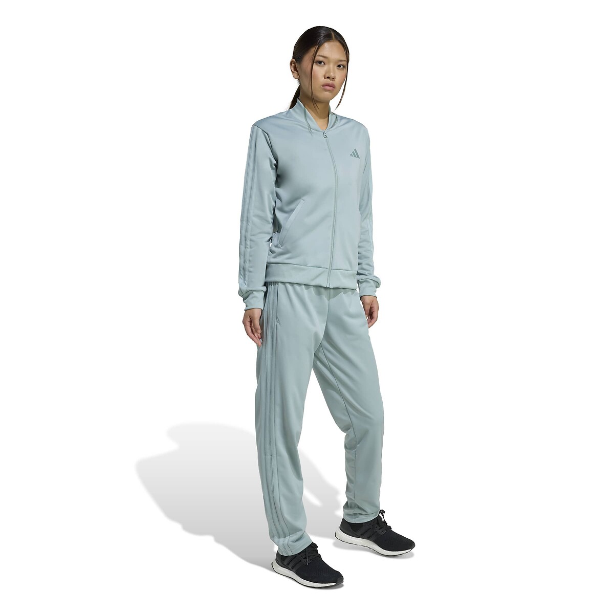 Fato de treino, Essentials 3 stripes verde-salva, ADIDAS SPORTSWEAR