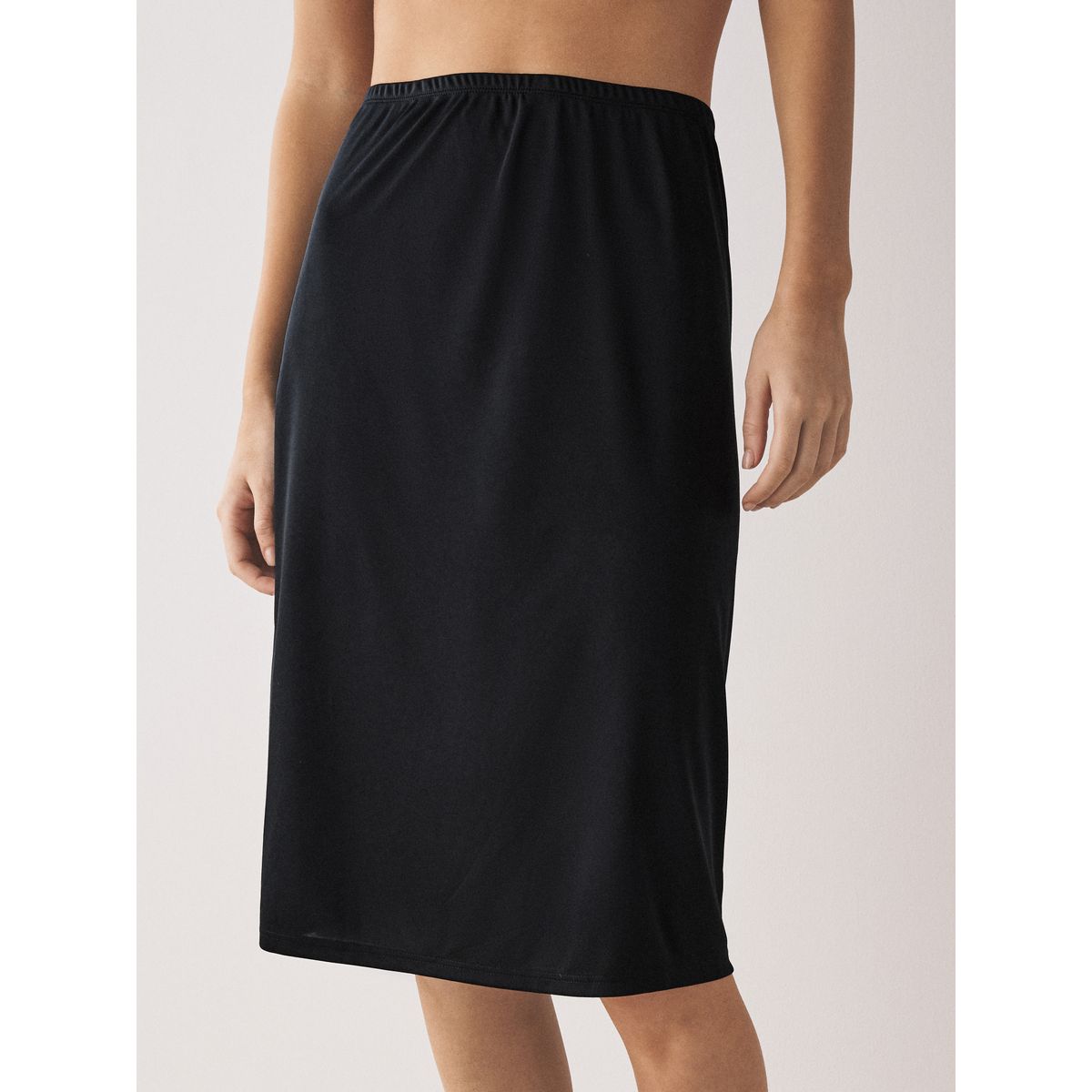 Jupe nuisette confortable en microfibre noir, NEXT