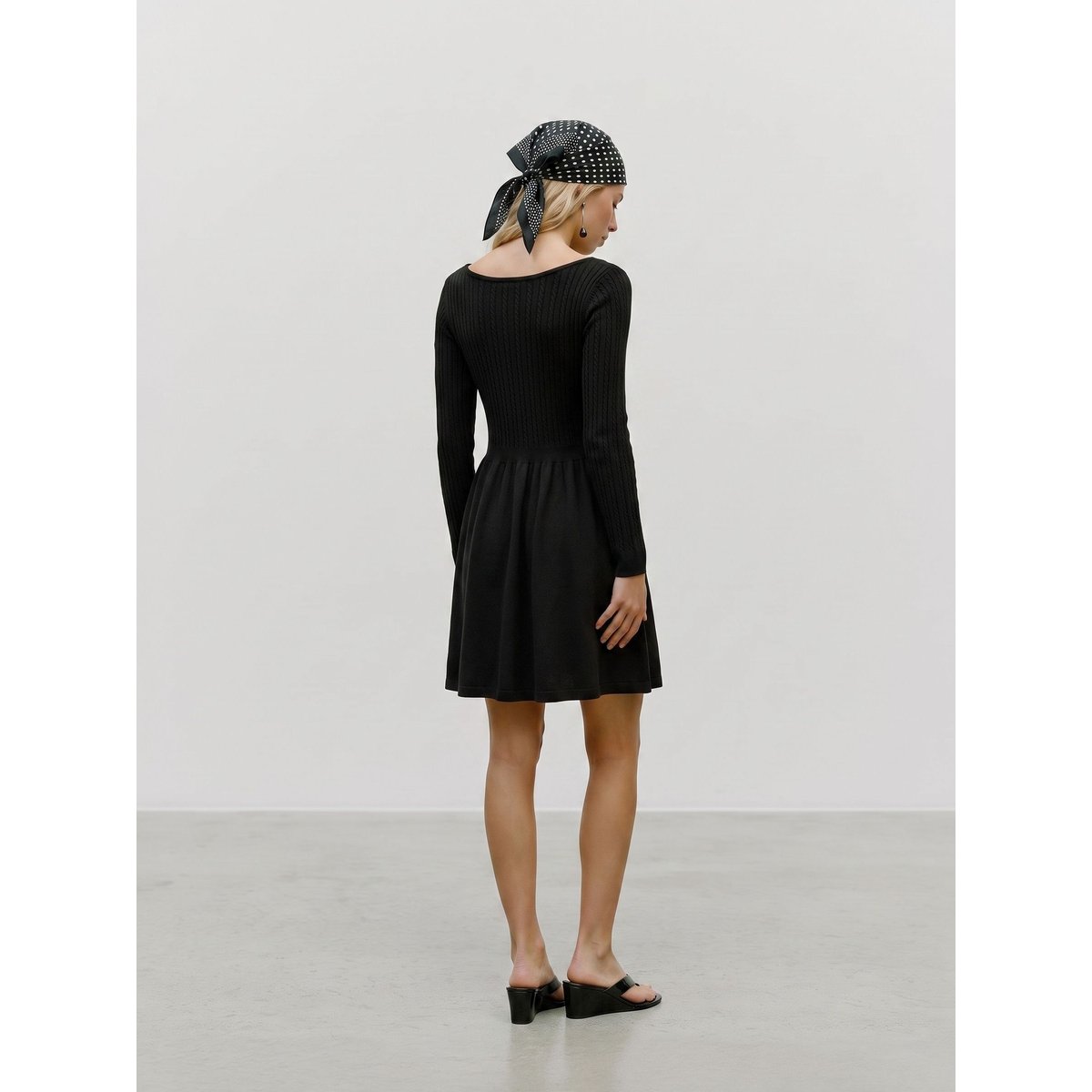 Robe En Maille black 1, VERO MODA