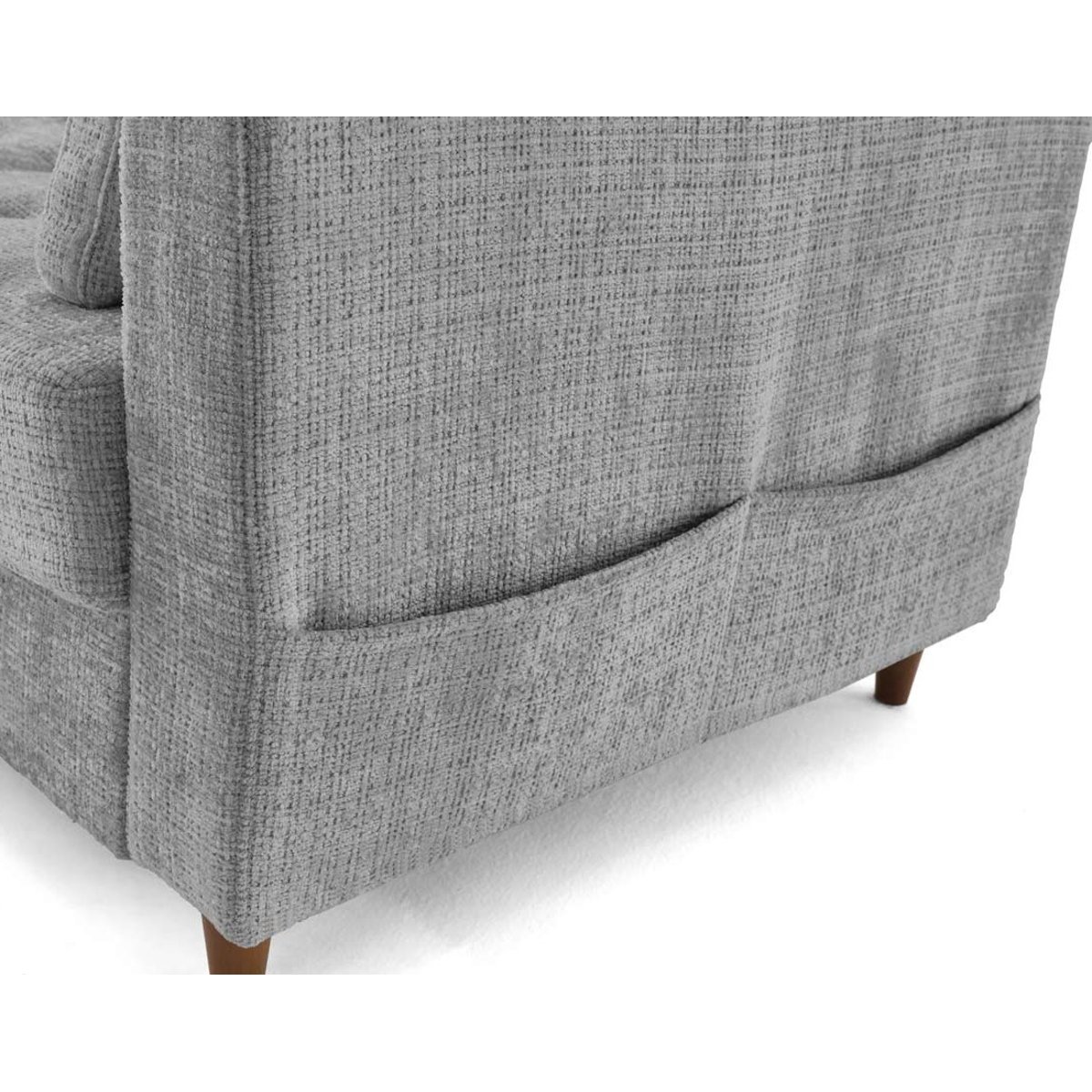 Canapé d'Angle Convertible 7 places - ANNA gris, BEST MOBILIER