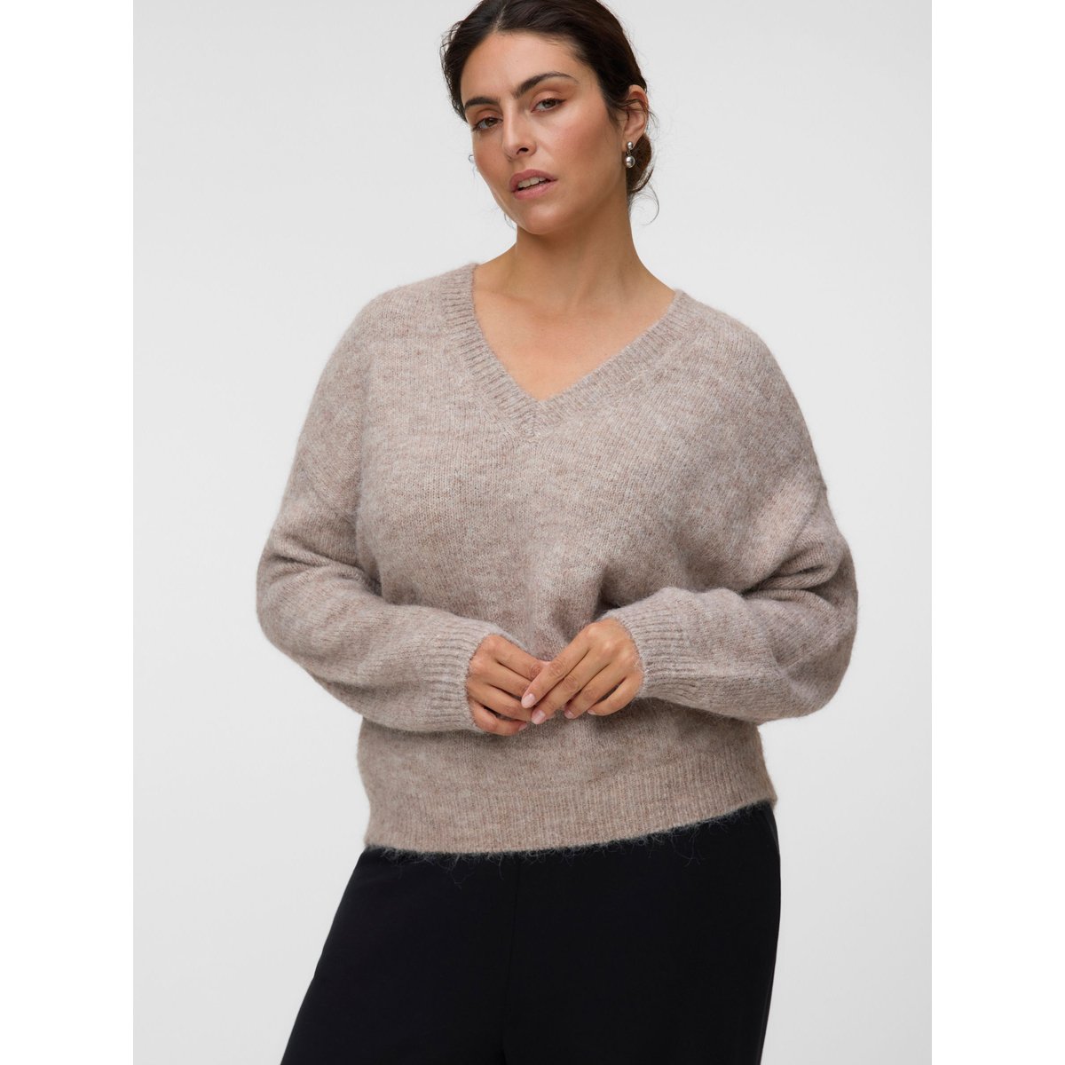 Pull En Maille silver mink, VERO MODA