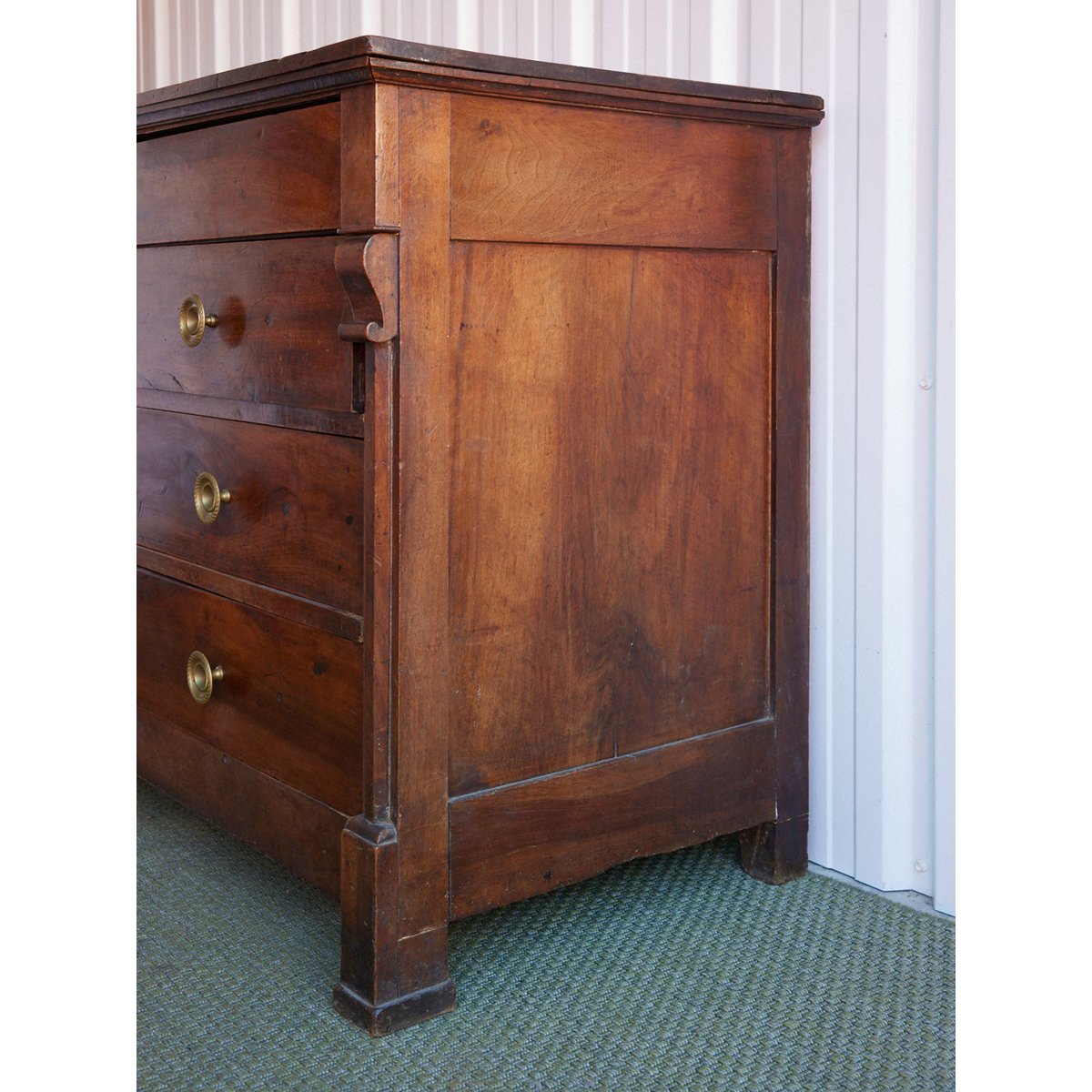 Commode empire en bois massif Garance N°769 - Bon état bois foncé, DEBONGOUT