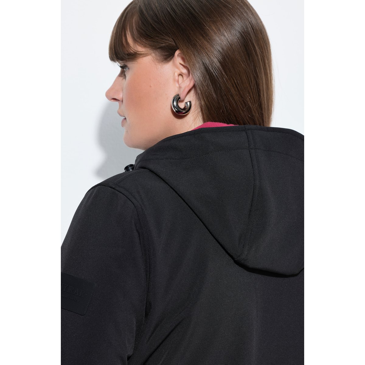 Veste Softshell HYPRAR déperlante noir, ULLA POPKEN