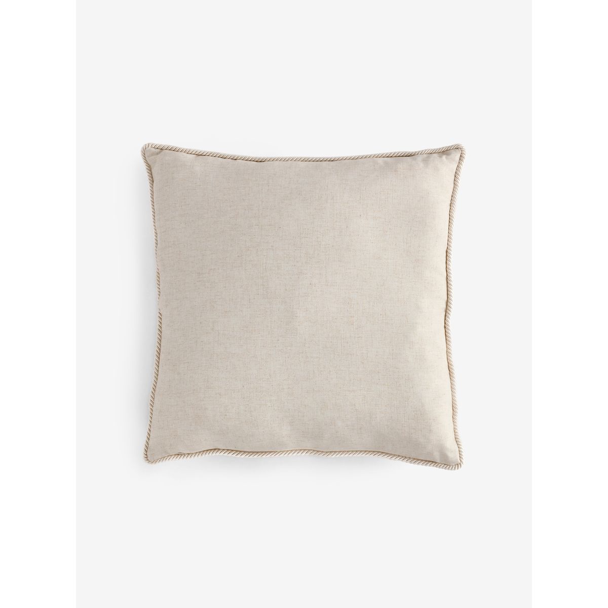 Coussin à motif oiseau brodé 50 x 50 cm naturel/bleu, NEXT