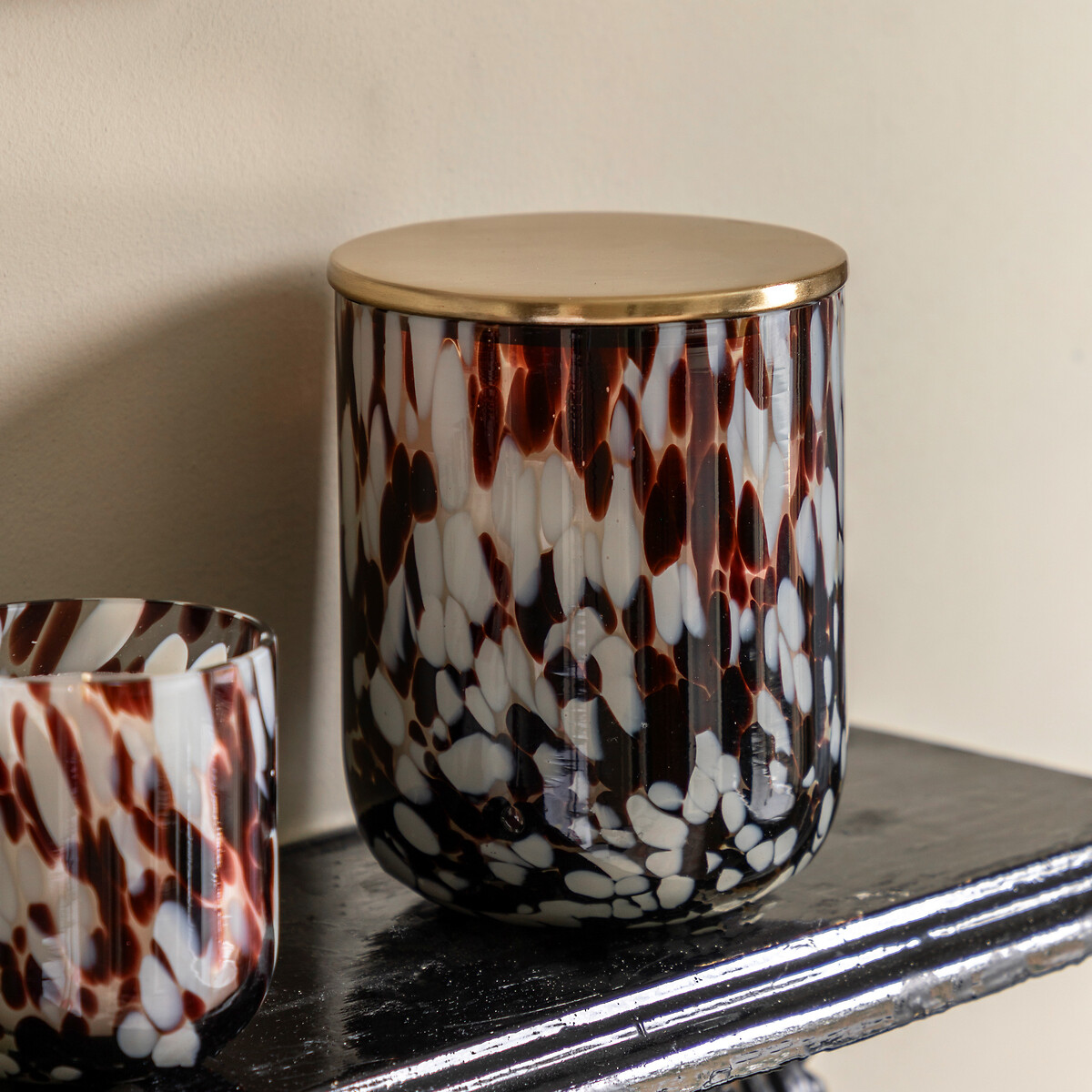 Large Peony Musk Confetti Candle brown              , ÉDITÉ