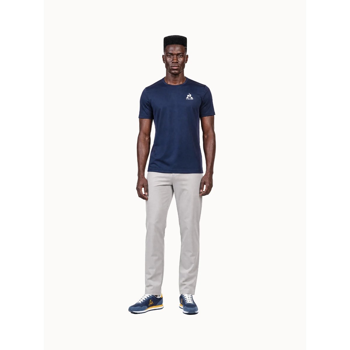 T-shirt Tennis léger en jersey effet piqué TENNIS ESSENTIELS dress blues, LE COQ SPORTIF
