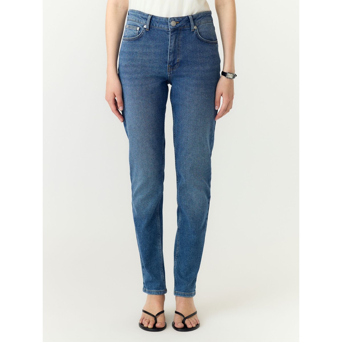 Jean bleu - medium blue denim1, YAS