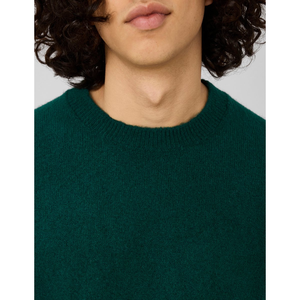 Pull col rond vert, BZB