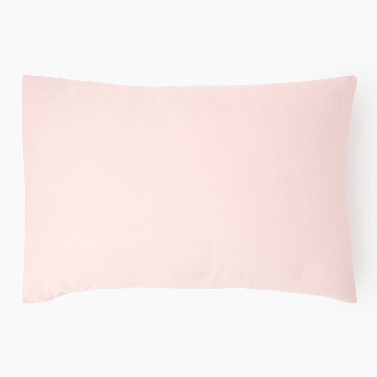 Taie d'oreiller unie, 100% coton bio sepia rose, MONOPRIX